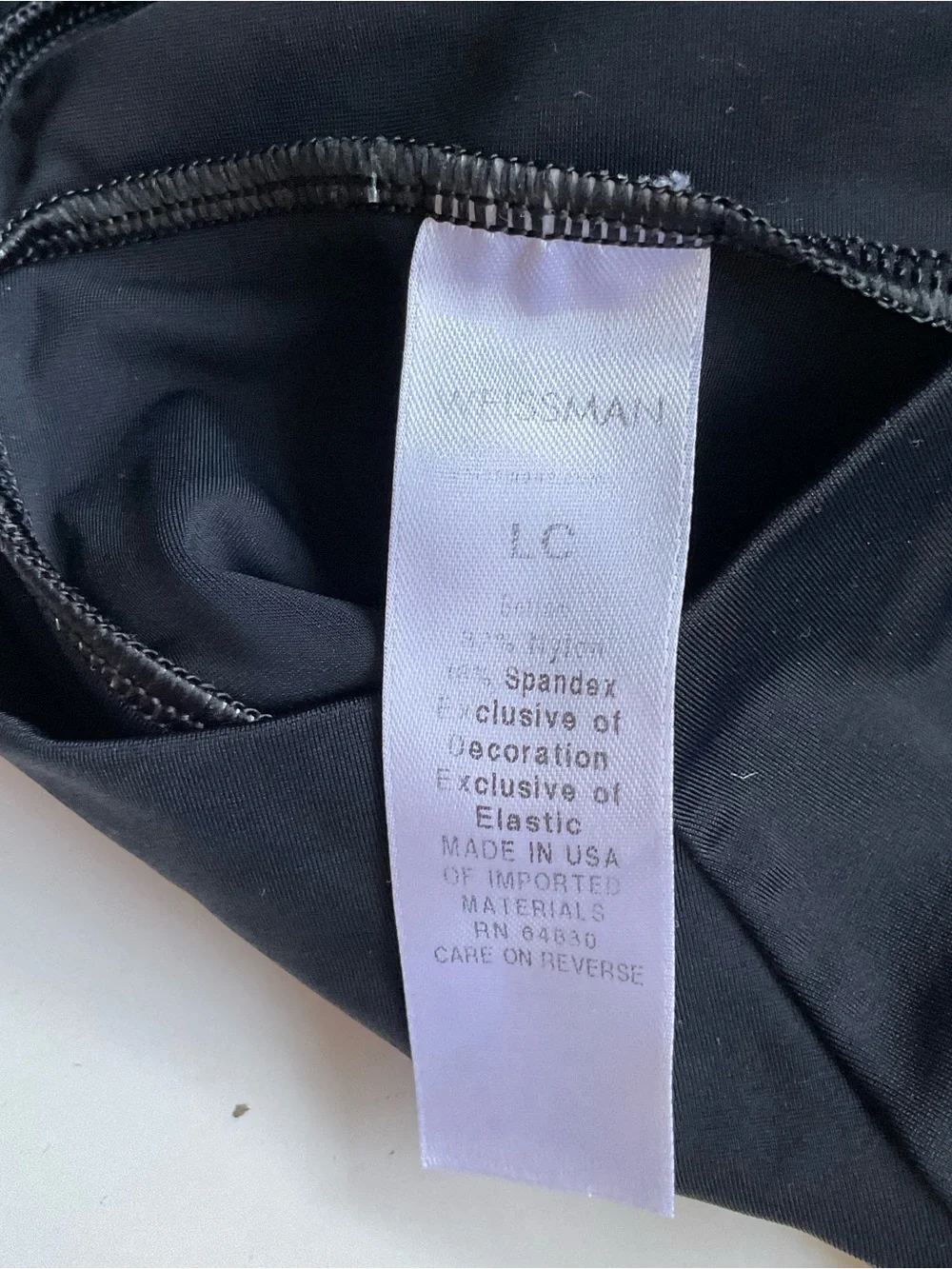 Weissman Black Dance Shorts